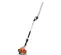Orange, black, white and silver STIHL Double-sided Hedge Trimmer, 24 in., Gas Powered