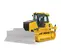 Yellow John Deere Bulldozer with Low Ground Pressure