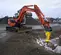 Yellow Epiroc 970 lb. Hydraulic Breaker Attachment for Backhoe