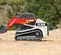 Red Takeuchi Compact Track Loader