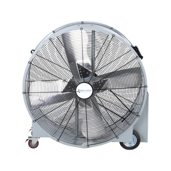 Grey AIRMASTER Portable Drum Fan, 42 in.