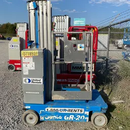 2018 Genie GR-20 Self-Propelled One-Person Lift