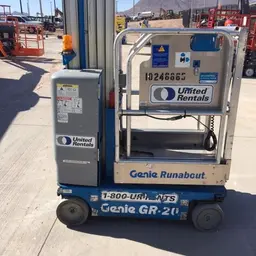 2014 Genie GR-20 Self-Propelled One-Person Lift